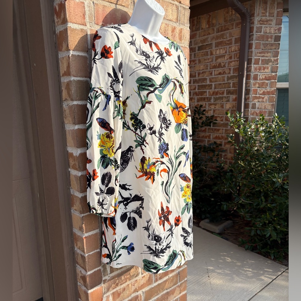 Tibi Ivory Gothic Floral Shift size 4 - Picture 4 of 11